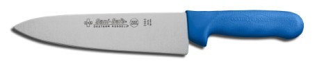 S145-8C-PCP Sani-Safe Cook's Knife 8" cooks knife, blue handle EACH