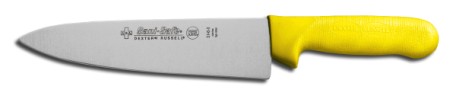 S145-8Y-PCP Sani-Safe Cook's Knife 8" cooks knife, yellow handle EACH