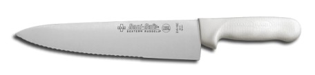 S145-10SC-PCP Sani-Safe Cook's Knife 10" scalloped cook's knife EACH
