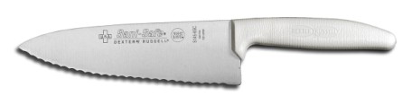 S145-6SC-PCP Sani-Safe Cook's Knife 6" scalloped cook's knife EACH