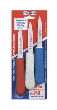 S104SC-3RWC Sani-Safe Oyster Knife 3-pk. scall. S104s in red, white & blue EACH