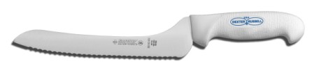 SG163-9SC-PCP Sofgrip Sandwich Knife 9" scalloped offset sandwich knife EACH