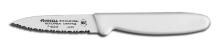 P94846 Russell International Parer Paring Knife 3 1/8" scalloped tapered parer  EACH