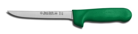 S136NG-PCP Sani-Safe Boning Knife 6" narrow boning knife, green handle EACH