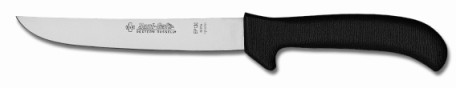 EP136B Sani-Safe Boning Knife 6" wide stiff boning knife, black handle EACH