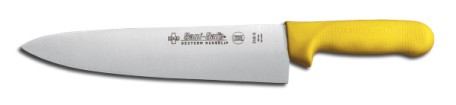 S145-10Y-PCP Sani-Safe Cook's Knife 10" cooks knife, yellow handle EACH