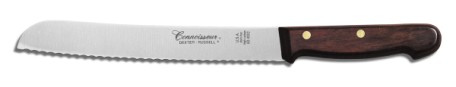 62-8SC Connoisseur Bread Knife 8" scalloped bread knife EACH