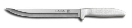 S142-8SC-PCP Sani-Safe Utility Knife 8" scalloped utility knife EACH