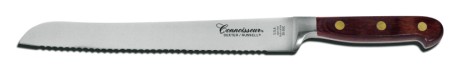 50-9SC  Connoisseur Bread Knife 9" forged scalloped bread knife EACH