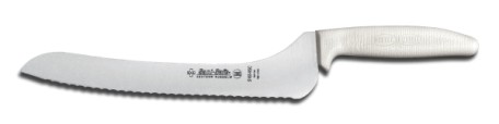 S163-9SC-PCP Sani-Safe Sandwich Knife 9" scalloped offset sandwich knife EACH