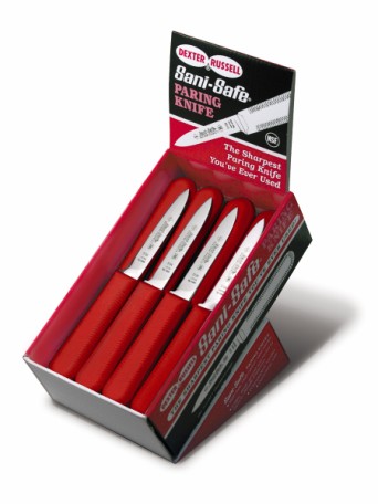 S104-24R 24-S104 red parers in display box Dexter Russell Professional Cutlery 15323R