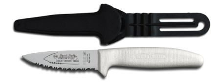 S151SC-GWE w/sheath Sani-Safe Utility Knife 3 1/2" utility/net knife w/sheath EACH