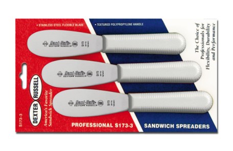 S173-3 Sani-Safe sandwich Spreaders 3-pack sandwich spreaders EACH