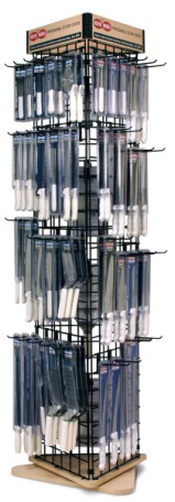 2004T  Dexter-Russell Cutlery Display 3-sided floor display EACH