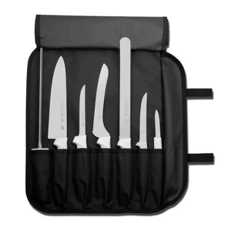 SGCC-7 Sofgrip Cutlery Knife Sets 7 pc. cutlery set, white handles EACH