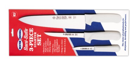 3 pc. Starter Set Sani Safe Cutlery Knife Sets 3 pc. starter set EACH