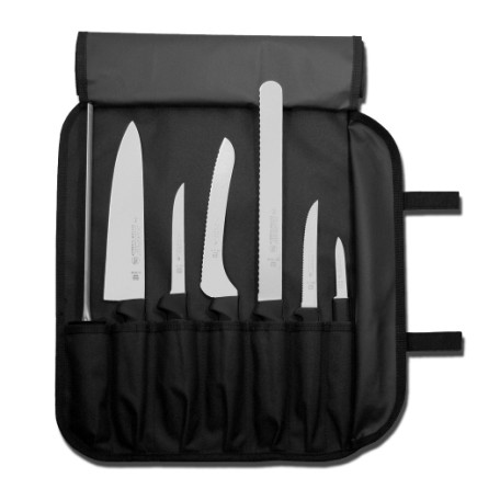 SGBCC-7 Sofgrip Cutlery Knife Sets 7 pc. cutlery set, black handles EACH