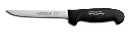 SG136NB-PCP Sofgrip Boning Knife 6" narrow boning knife, black handle EACH