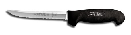 SG156SCB-PCP Sofgrip Utility Knife 6" scalloped utility knife, black handle EACH