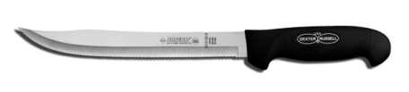 SG142-9SCB-PCP Sofgrip Slicer Slicing Knife 9" scalloped utility slicer, black handle EACH