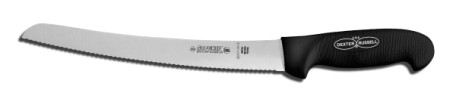 SG147-10SCB-PCP Sofgrip Bread Knife 10" scalloped bread knife, black handle EACH